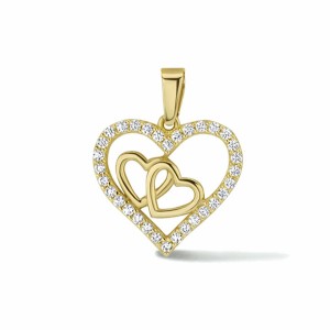 14 karaat goud / zirkonia