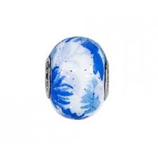 glaskraal / 925 sterling zilver