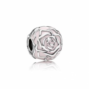 925 sterling zilver / roze emaille