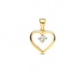 14 karaat goud / zirkonia