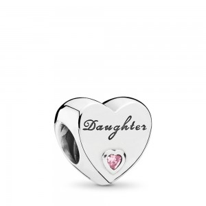 925 sterling zilver / roze zirkonia