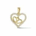 14 karaat goud / zirkonia