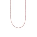 roze toermalijn / 925 sterling zilver, goldplated