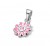 925 sterling zilver, gerhodineerd / emaille / zirkonia