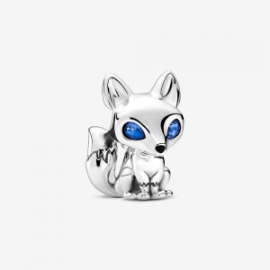 925 sterling zilver / blauw kristal