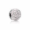 925 sterling zilver / roze emaille