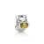 925 sterling zilver / gele zirkonia