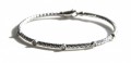 Zilveren armbandje gevlochten met zirkonias