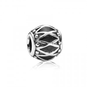 925 sterling zilver en zwart emaille