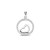 925 sterling zilver / zirkonia