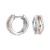 925 sterling zilver / rosé coating / zirkonia