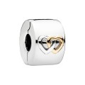 925 sterling zilver / 14 karaats goud