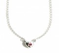 925 sterling zilver / emaille / zirkonia