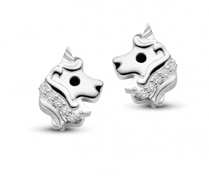 925 sterling zilver / zirkonia / emaille