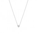  Ketting met mini Hartje zilver