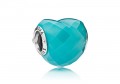 925 sterling zilver / turquoise blauw kristal