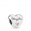 925 sterling zilver / roze zirkonia