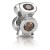 925 sterling zilver / lichtbruine zirkonia