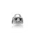 925 sterling zilver / roze zirkonia