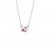 925 sterling zilver / roze emaille