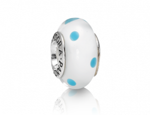 Murano glas / 925 sterling zilver